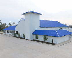 Front of 12.000 sqft clubhouse